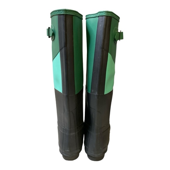 Hunter Knee High Color Block Boots Ladies Size 8 (eu39) - Picture 4 of 8